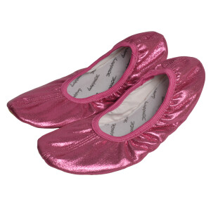 Gymnastikschuhe mit Gummisohle Glitzer pink