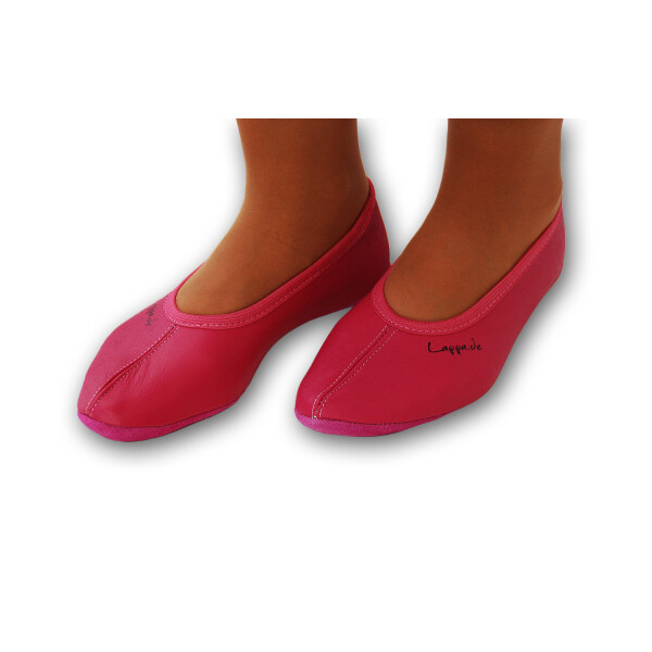 Ballerinas mit Ledersohle pink Gr. 31